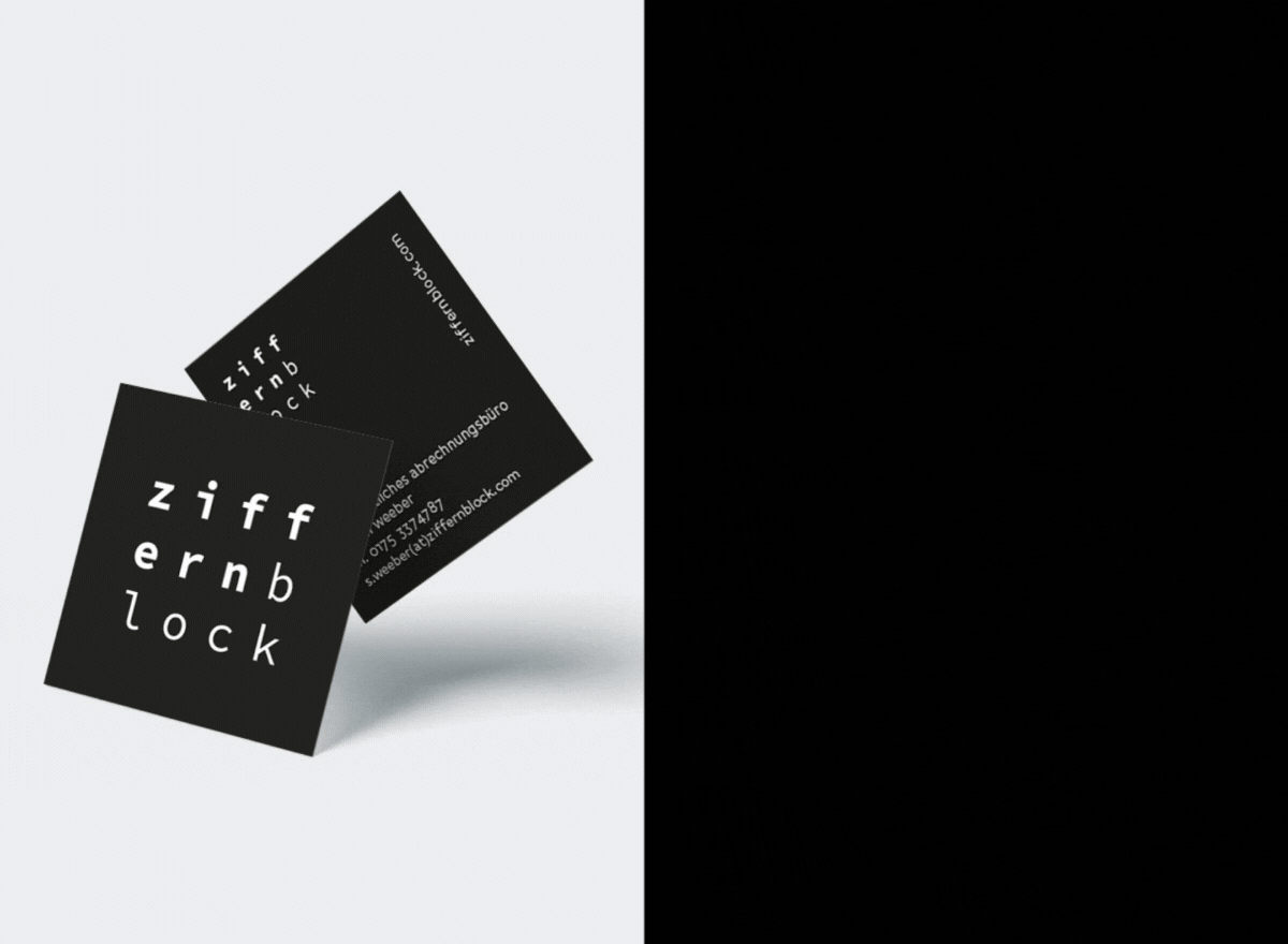 Branding ziffernblock – zahnärztliches Abrechnungsbüro